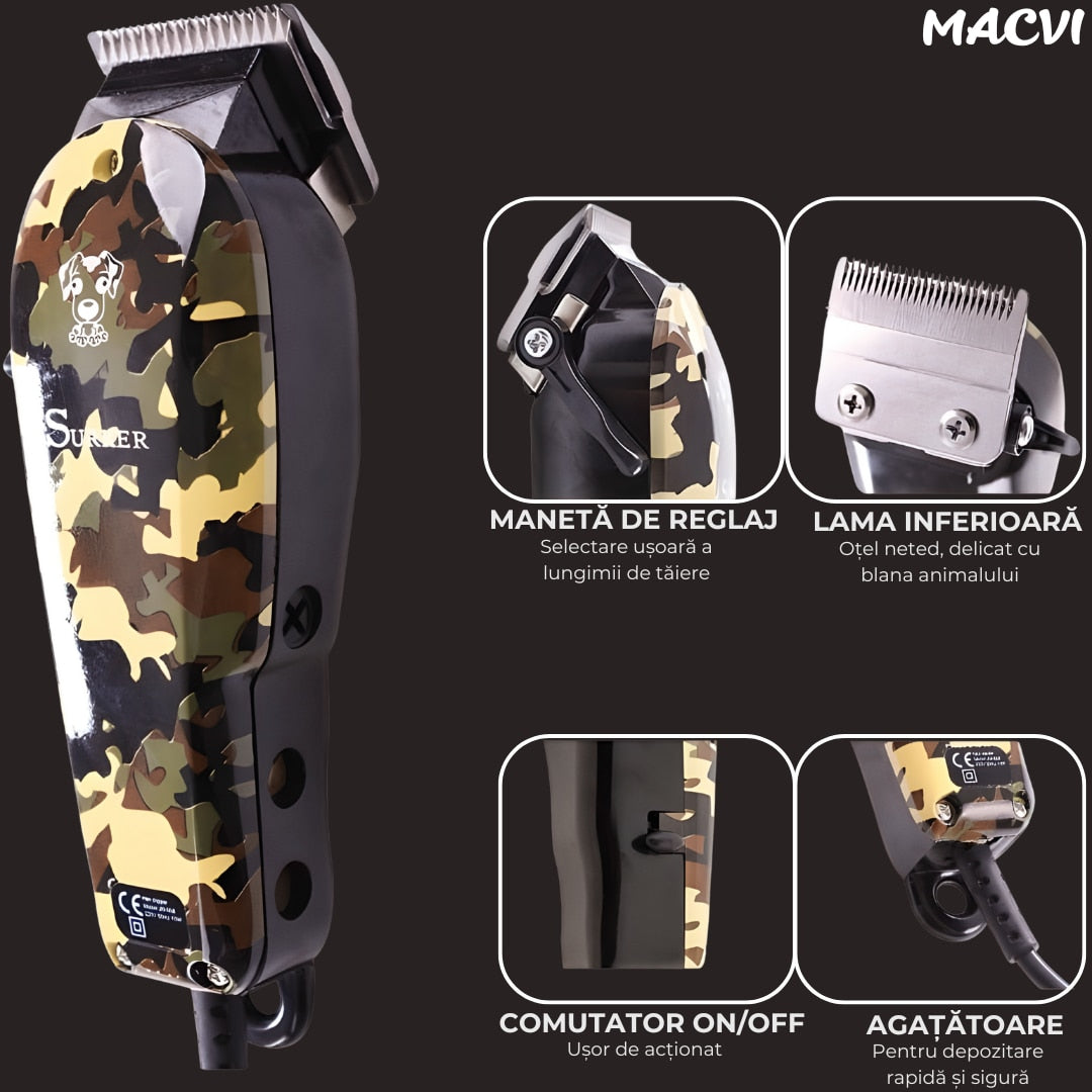 Aparat de Tuns Animale Macvi® Reincarcabil SK-808