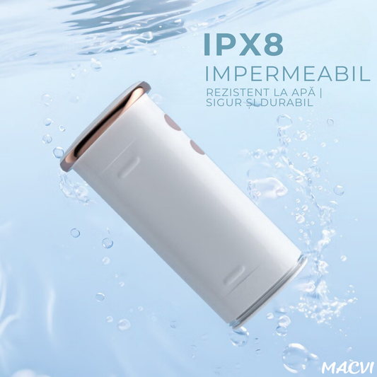 Irigator dentar electric Macvi® portabil 4 moduri curatare rezistent la apa IPX8 rezervor 220 ml
