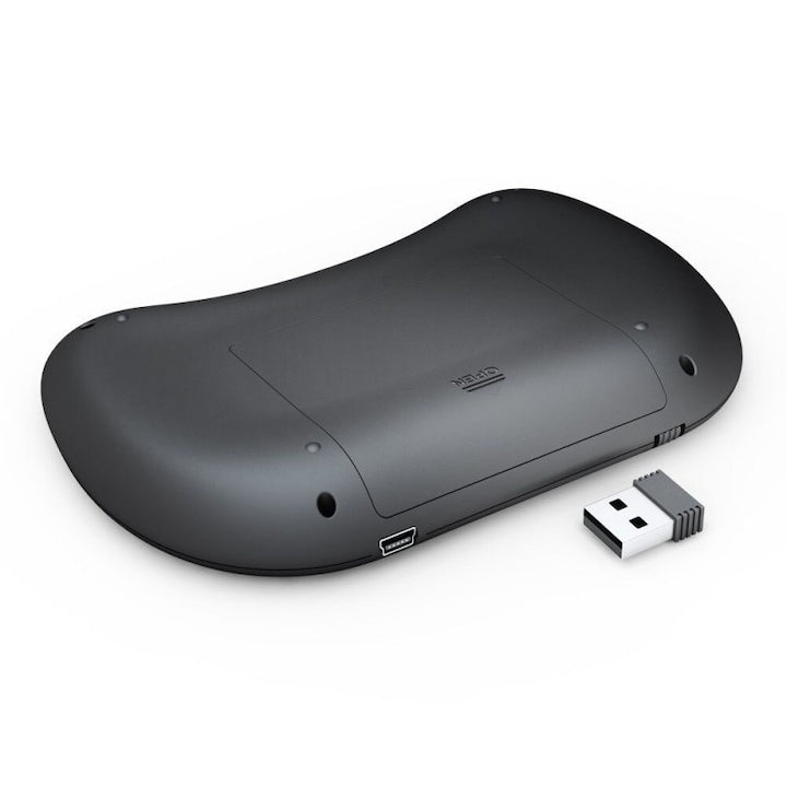Tastatura Wireless Macvi® i8 RGB Air Mouse Touchpad Iluminata pentru Smart TV Android TV Box PC Laptop Reincarcabila
