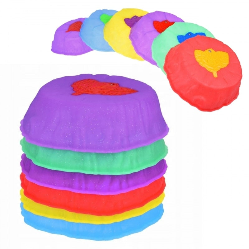 Set Pietre Echilibru Luminoase Macvi® 10 Piese Multicolor Joc Motricitate Copii 3 Ani+