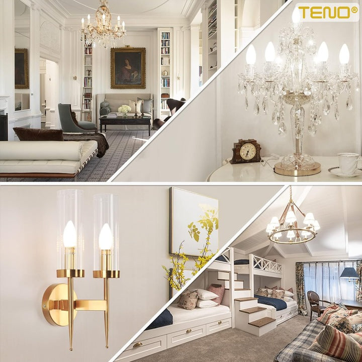 Bec LED E27 Teno®, durata de viata de 20.000 de ore, temperatura culoare 2700K, 7W, 630 lm, tensiune alimentare 220-240V, alb cald
