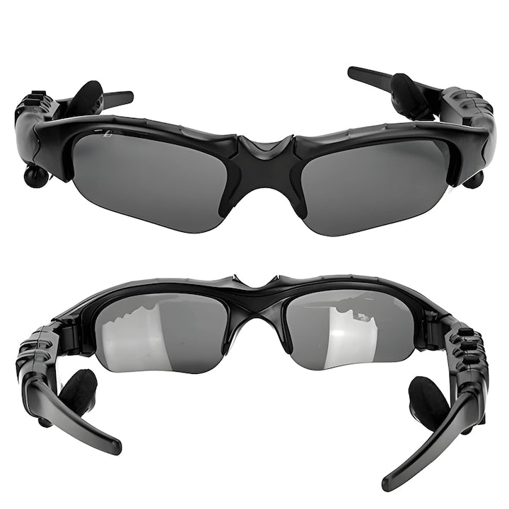 Ochelari de Soare Inteligenti Teno®, sistem audio inteligent semi-deschis, Bluetooth 5.3, fara fir, microfon, navigatie, protectie UV, negru