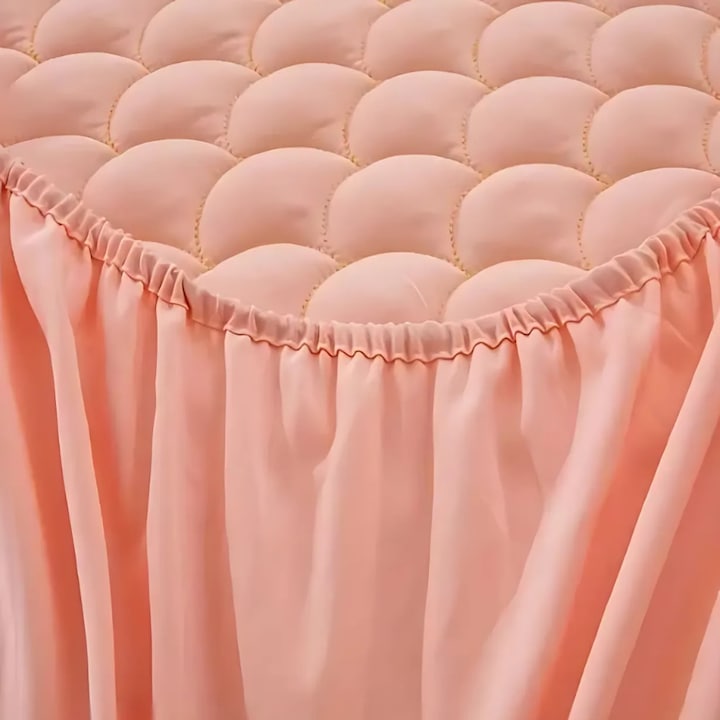 Husa saltea matlasata MACVI, 160x200cm, impermeabila, elastica, roz