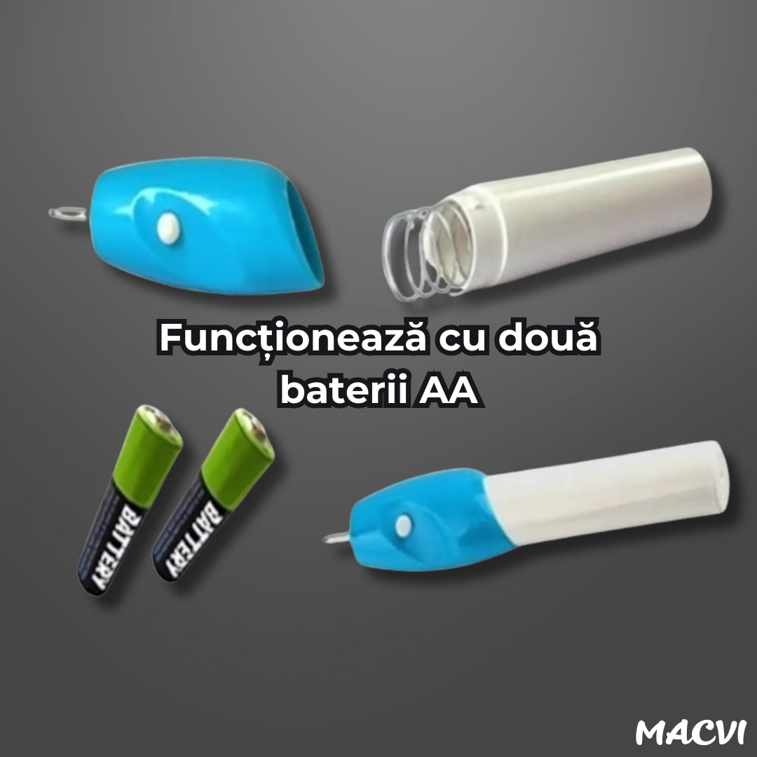 Stilou de gravat Macvi® pentru otel, lemn, electronice, obiecte de valoare, colectionabile, piele, calculatoare