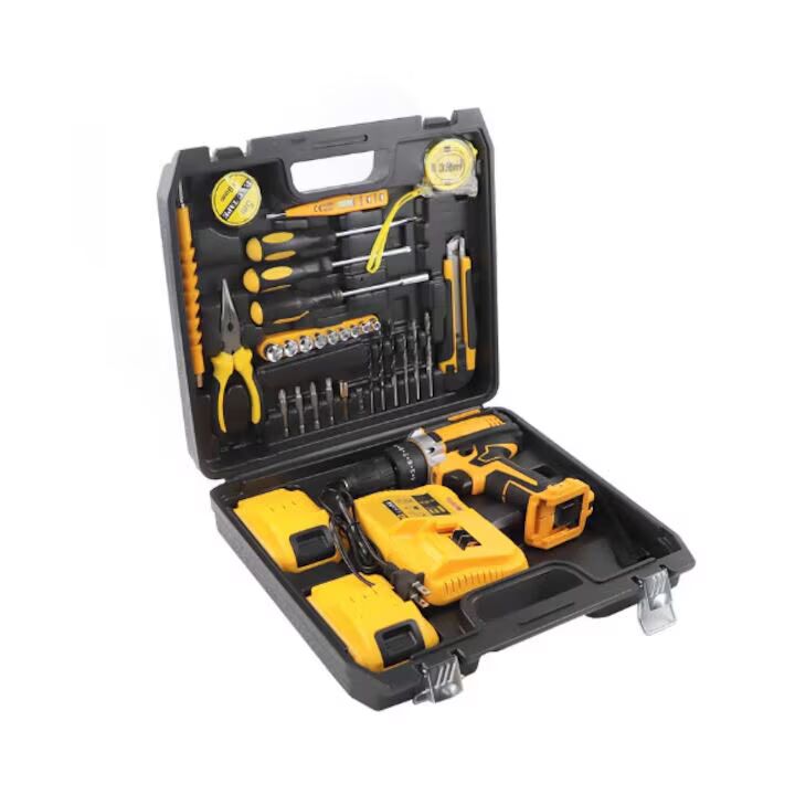 Trusă Bormașină pentru Bricolaj, 2 acumulatori de 48V si 30 accesorii