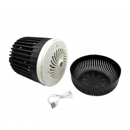 Lampa Anti-Insecte Macvi® cu LED UV, 5W, Raza de Actiune 20 m², Alimentare USB, Negru
