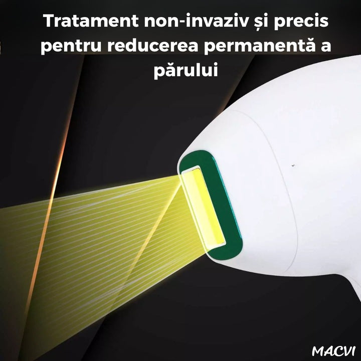Aparat epilare Macvi® IPL profesional Tehnologie cu lumina pulsata pentru rezultate vizibile si durabile