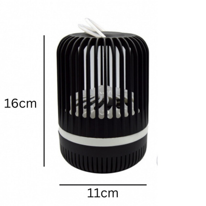Lampa Anti-Insecte Macvi® cu LED UV, 5W, Raza de Actiune 20 m², Alimentare USB, Negru
