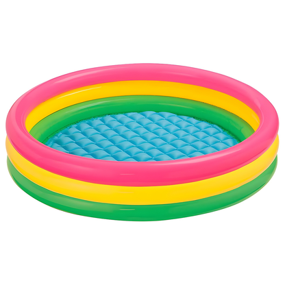 Piscina Gonflabila Teno, multicolor, rezistenta, 130x35cm