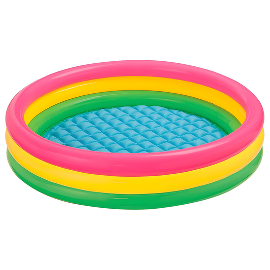 Piscina Gonflabila Teno, multicolor, rezistenta, 130x35cm