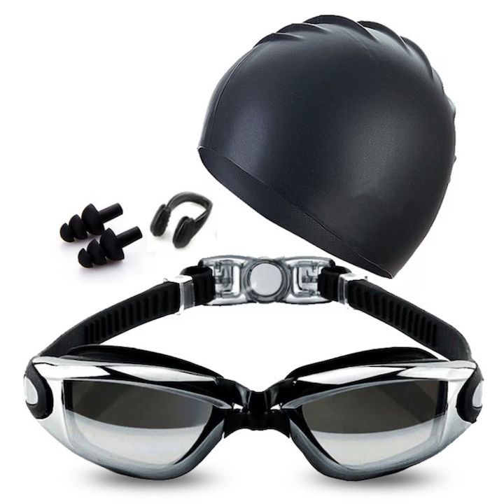 Set Inot Macvi® ochelari cu protectie UV anti-ceata dopuri urechi si clema nas inclusa