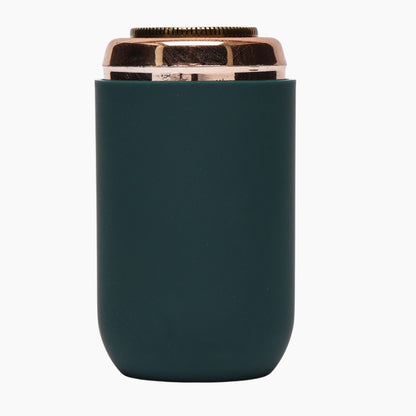 Mini aparat de ras portabil Macvi®, Depilare rapida si eficienta, incarcare USB, autonomie 60 minute, Verde