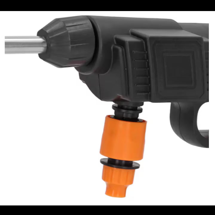 Pistol Electric de Spălat cu Presiune, 2 acumulatori de 48V, cu 3 moduri, 30 bari, Recipient spuma, Filtru si Duze incluse