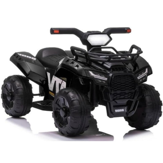 ATV Electric MACVI® pentru Copii cu Motor 6V si Baterie Reincarcabila, Potrivit 18-36 Luni, Control Simplu si Siguranta Sporita, Negru