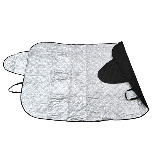 Parasolar Auto Macvi® pentru Parbriz Iarna-Vara, 98x146 cm, cu Doua Fete, Protectie UV si Impotriva Zapezii