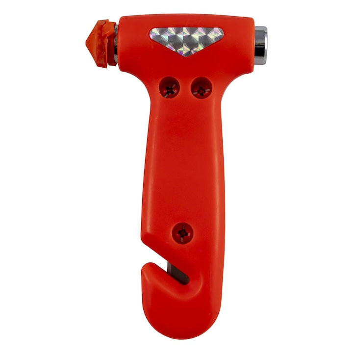 Ciocan Profesional Macvi® pentru Spargerea Geamurilor cu Suport si Cutter pentru Centura