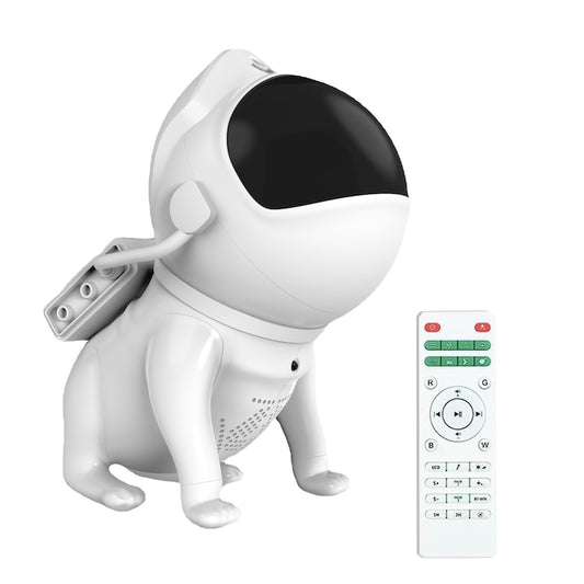 Proiector de Stele Macvi® Caine Astronaut cu Lampa de Veghe, Bluetooth, 15 Moduri de Iluminare