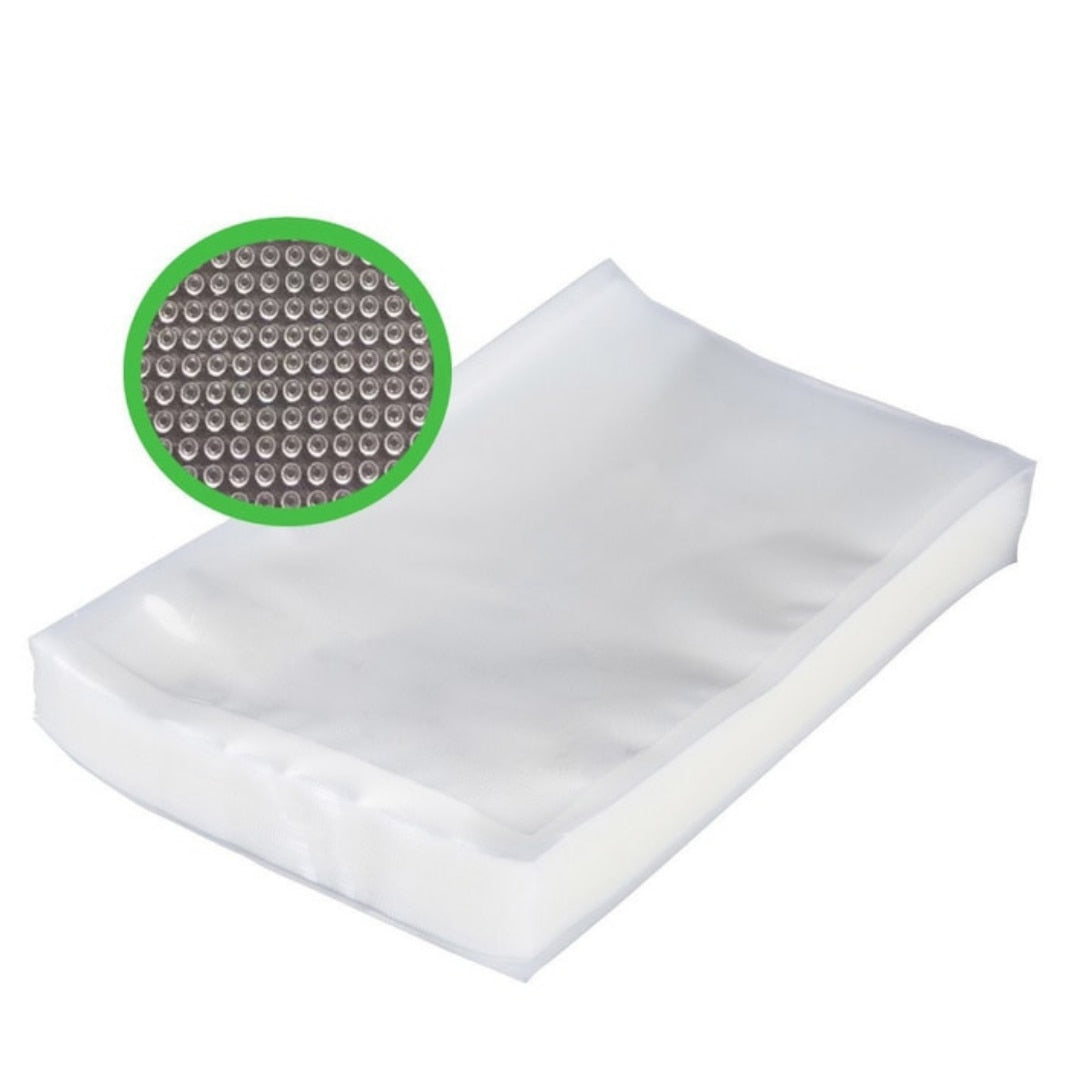 Set pungi vidat Macvi® 25.5x35.5 cm, 50 bucati, etansare puternica, sigure pentru congelator