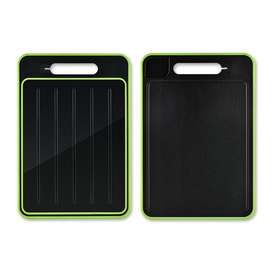 Tocator de Bucatarie 4 in 1 Macvi® pentru Dezghetare Rapida si Taiere, 31 x 21 x 1 cm