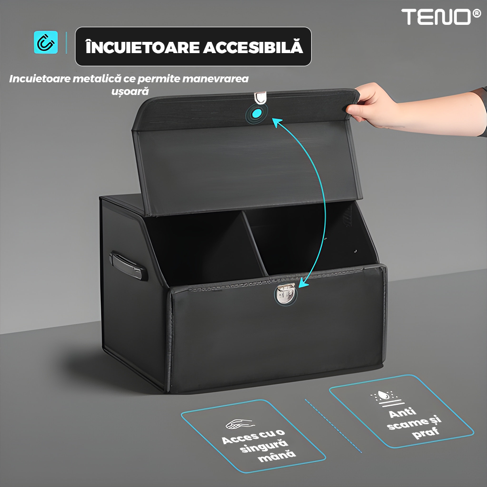Organizator Portbagaj Auto, Teno, multifunctional, pliabil, rezistent, M