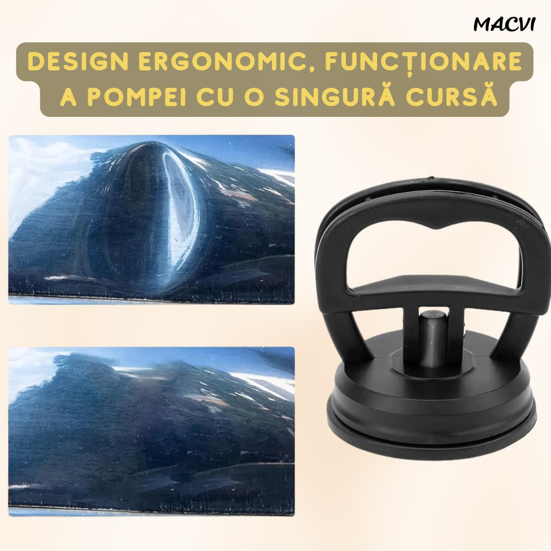 Ventuza puternica Macvi® pentru indepartarea indoiturilor auto, caroserii mari, diametru 12 cm