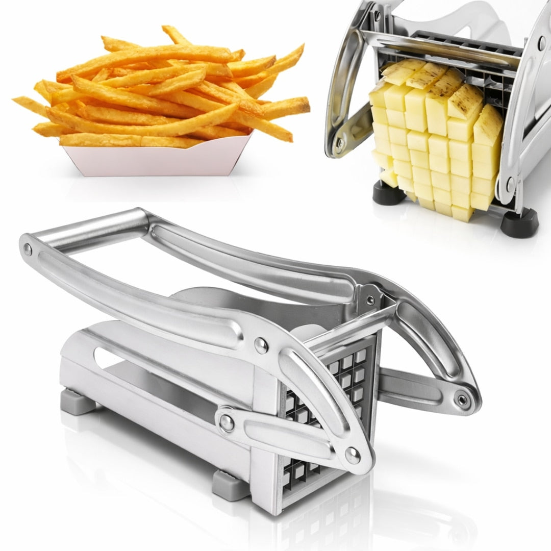 Aparat de Feliat Cartofi si Legume, Macvi® , din Inox, cu Forma Unica pentru Taiere Rapida si Preciza