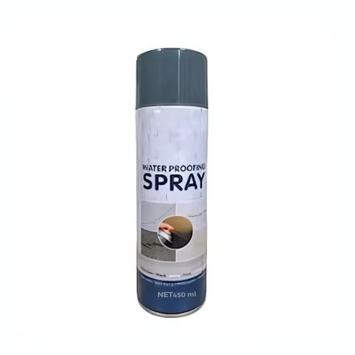 Spray Etansare Macvi® 450ml Hidroizolatie Rapida, Impermeabilizare Crapaturi, Protectie de Lunga Durata, Gri