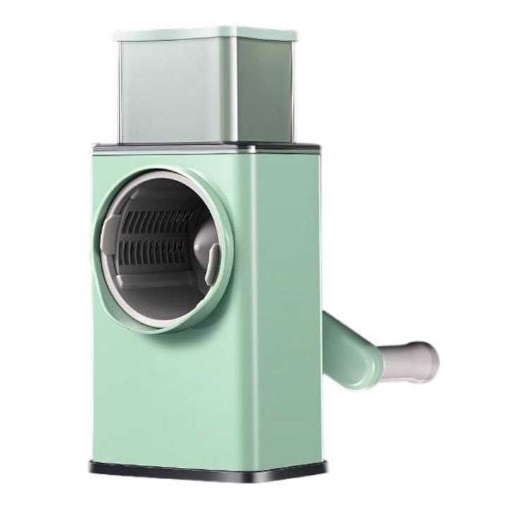 Razatoare Multifunctionala Macvi®, Plastic/Otel Inoxidabil, 28.5 x 13.5 x 9.2 cm, Verde Deschis