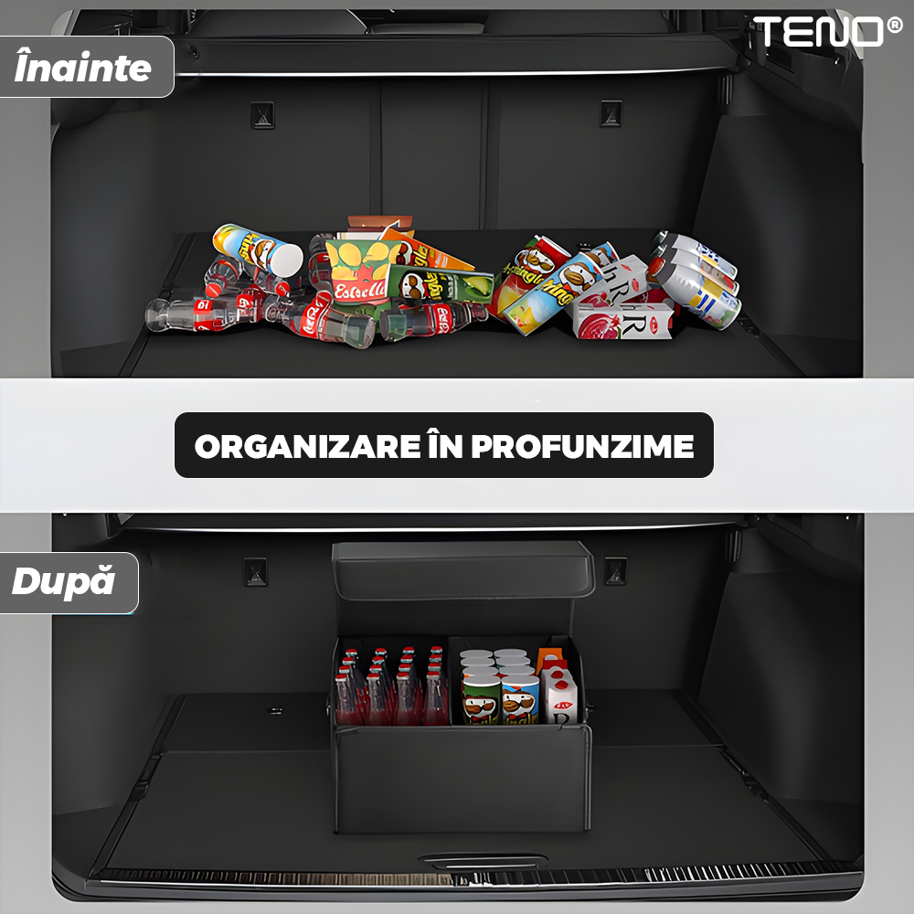 Organizator Portbagaj Auto, Teno, multifunctional, pliabil, rezistent, M