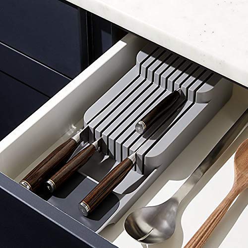 Suport sertar pentru cutite Macvi® organizator compact depozitare sigura material durabil design ergonomic stabilitate sporita economie de spatiu