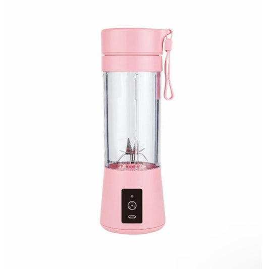 Mini Blender Electric Macvi® ,75 W,1x USB, 380 ml, Roz