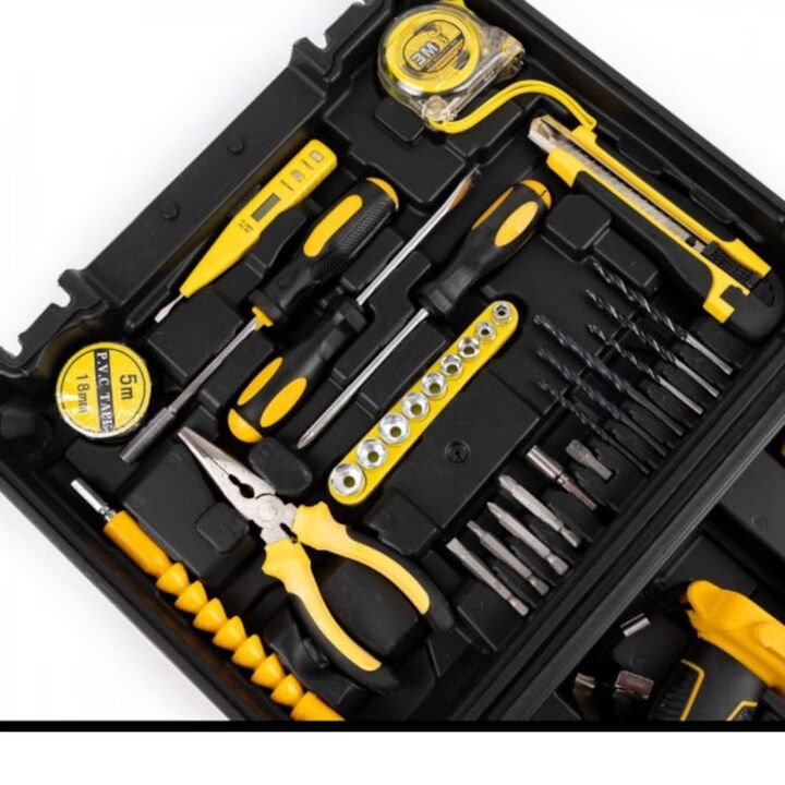 Trusă Bormașină pentru Bricolaj, 2 acumulatori de 48V si 30 accesorii