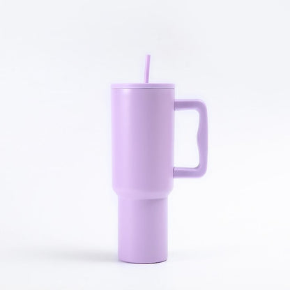 Cana termo cu maner si pai Macvi®, 1.2 litri, inox 304, termos bauturi calde si reci, 12h cald, 24h rece, anti scurgeri, violet
