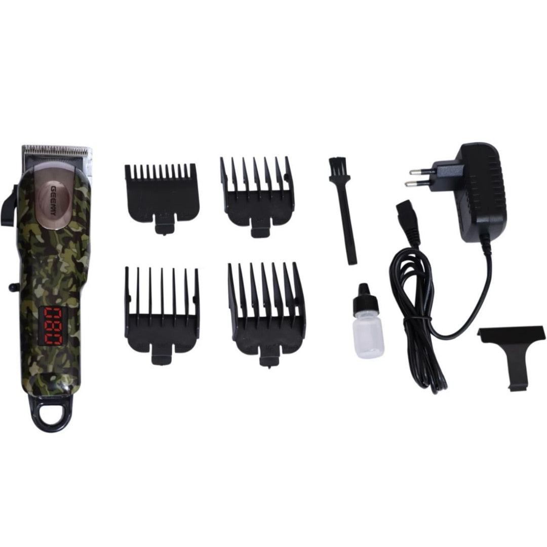 Trimmer Macvi® GM 2608  cu afisaj LED - Functionare cu cablu/fara fir, 15 setari de lungime, 3 ore incarcare, 180 min autonomie