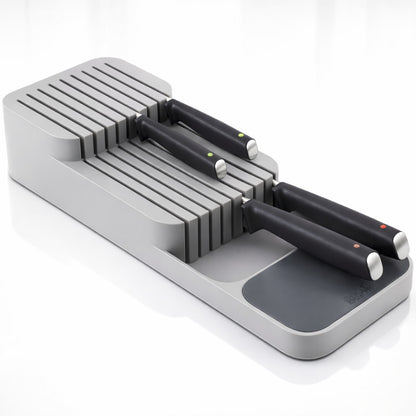 Suport sertar pentru cutite Macvi® organizator compact depozitare sigura material durabil design ergonomic stabilitate sporita economie de spatiu