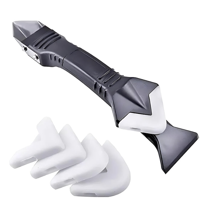 Racleta multifunctionala MACVI, plastic, negru, 19x4.5cm