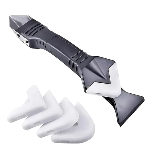 Racleta multifunctionala MACVI, plastic, negru, 19x4.5cm