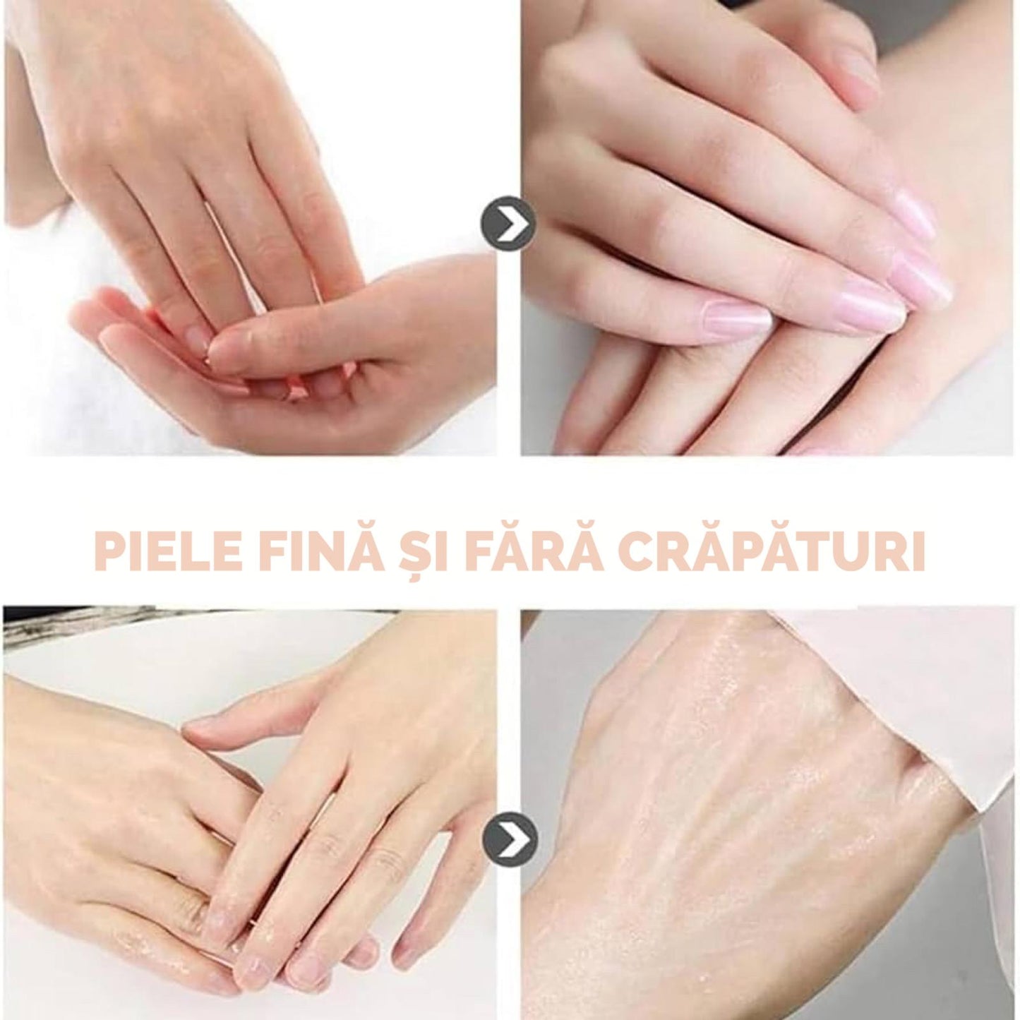 Manusi Hidratante Macvi® cu Uleiuri si Vitamine pentru Maini Uscate Ingrijire Intensiva Roz