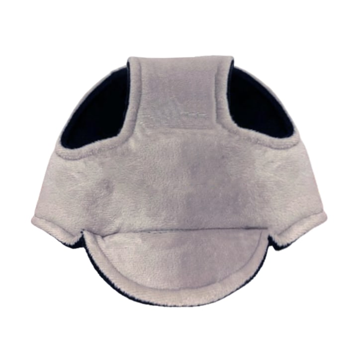 Casca Antisoc Bebelusi si Copii Teno®, protectie cazaturi, reglabila, material moale, patrupedie, usoara si comoda, gri deschis