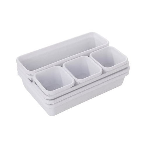 Set 8 Organizatoare Sertar MACVI, Plastic, Multicolor