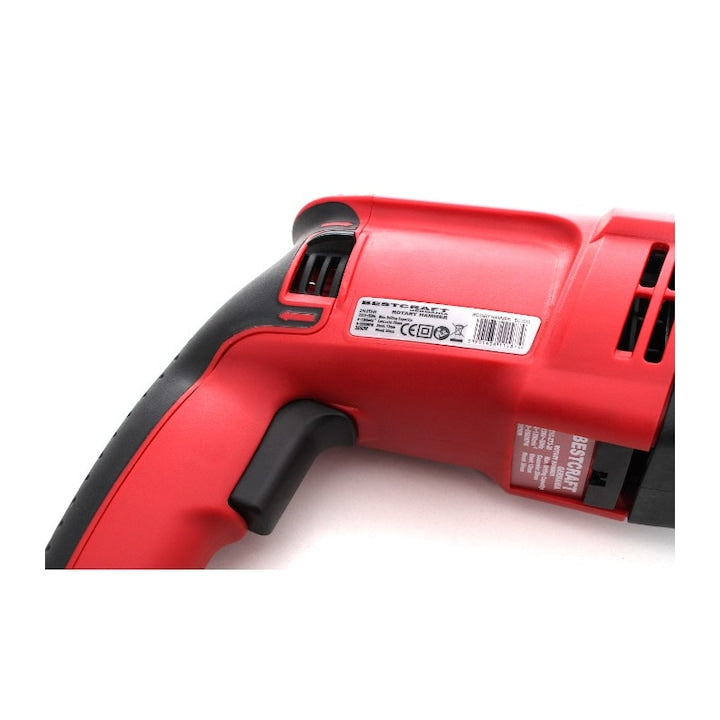 Rotopercutor Macvi 2650W SDS Plus, 3 moduri, 1300 RPM, pentru beton, lemn, zidarie, kit burghie si dalta