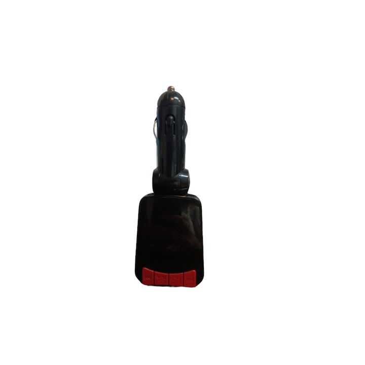 Modulator Auto FM Bluetooth Macvi® cu USB pentru Incarcare Telefon, Negru