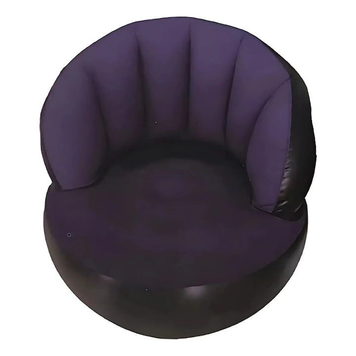 Scaun gonflabil confortabil cu pompa inclusa, design modern, dimensiuni 85x70 cm, ideal pentru interior si exterior, Mov