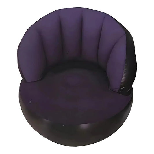 Scaun gonflabil confortabil cu pompa inclusa, design modern, dimensiuni 85x70 cm, ideal pentru interior si exterior, Mov