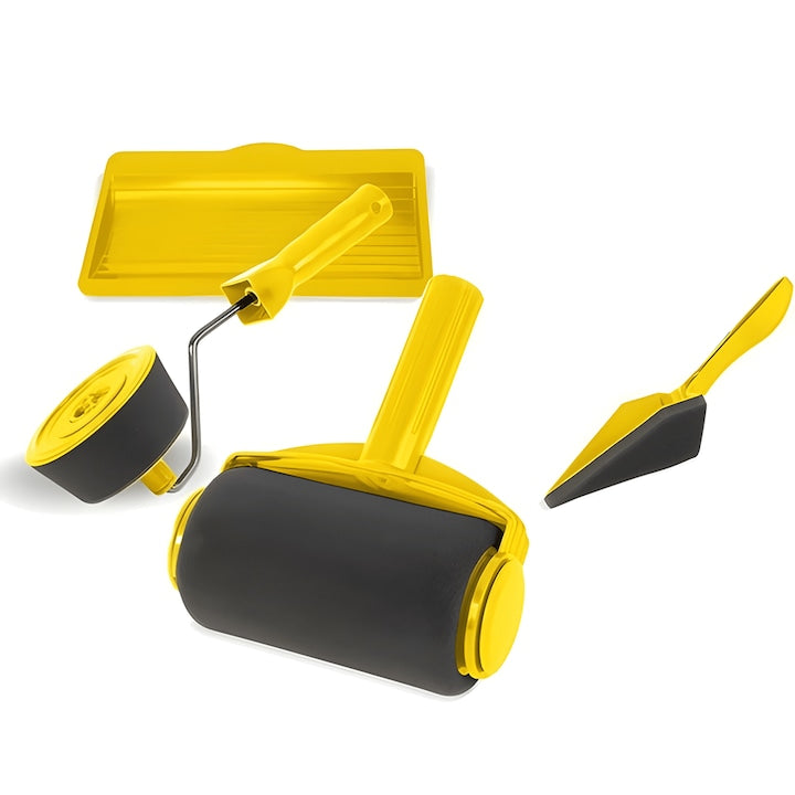 Set Trafalet Teno®, 4 accesorii, trafalet clasic, trafalet pentru tocuri si accesoriu pentru colturi, rezervor incorporat, albastru