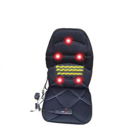 Husa masaj Macvi® scaun cu telecomanda control masaj talie si mijlocul coapsei 5 zone masaj 3 viteze alimentare auto 12V si priza 220V material poliester