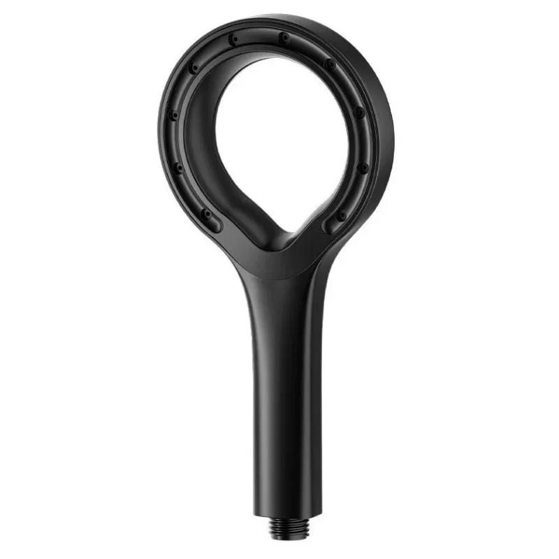 Cap de dus Macvi® cu jet reglabil, flexibilitate versatila, moduri multiple de pulverizare, finisaj negru