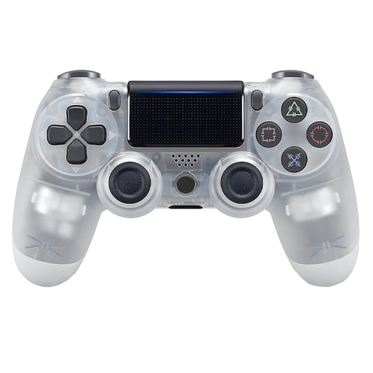 Controller Wireless DoubleShock Teno®, compatibil cu PS4, joystick-uri analog, vibratie dubla, baterie performanta, transparent