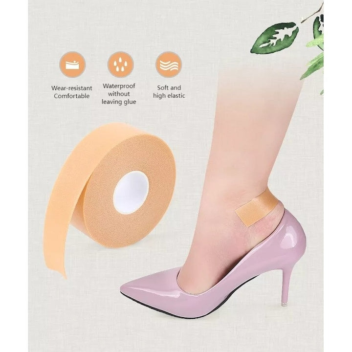 Plasture elastic protectie piele Macvi®, 5 m, waterproof, banda bumbac spumant, anti frecare, pentru bataturi, rani, basici, bej
