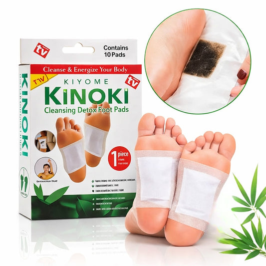 Set 10 plasturi pentru detoxifiere Macvi® cu turmalina pentru revitalizarea organismului